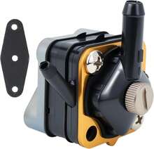 Carbman 18-7350 Bomba de combustible compatible con motores Sierra Johnson Evinrude 391638 395091 397274 397839 6 8 9.9 15 HP 1981-1998 para Mallory 9-35350 - negro - Ver 2