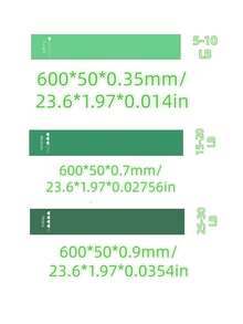 5pcs Yoga Fitness Shaping Rehabilitation Sports Resistance Bands Set - Multicolor - View 23