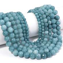 1颗天然深蓝色蓝宝石隔珠,尺寸4/6/8/10/12毫米,高品质珠宝制作DIY工艺品材料,适用于手链、项链、吊坠、装饰品等。 - 深色海藍寶石 - 查看 4