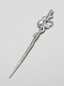 中国风个性化复古蛇形发簪 壁龛设计 玫瑰仿古汉服气质发饰 发髻延长器 发型发夹