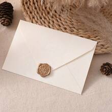 500/100/50/10pcs White Woodgrain Letter Window Envelopes, DIY Craft Gift Packaging Bags, Wedding Invitation Card Covers, Cash Envelopes, Stationery, Office Envelopes, Wedding Envelopes - White - View 3