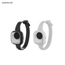 适用于 Insta360 GO Ultra 的腕带和硅胶保护套（1 件），多功能掌带，自行车固定带，背包夹，也适用于小型/中型宠物相机项圈，黑白两色可选，运动旅行 Vlog 配件，操作简便，轻巧便携，全面保护相机，旅行摄影必备配件，可调节 - 均碼 - 查看 11