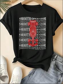 F1 Racing T-Shirt, Unisex Crew Neck VER 1 Print Short Sleeve Tee, Motorsport Racing Stripe Checkered Accent Casual Top, Sporty Style Machine Washable Shirt, Perfect For 4th Of July, Memorial Day, Labor Day, Father's Day, Back To School, Daily Wear, Race Day, Fan Gatherings, Birthday Gift For Son, Boyfriend, Dad, Niece, Spring Summer Outfits, Motorsport F1 Fan Apparel - Black 5 - 查看 11