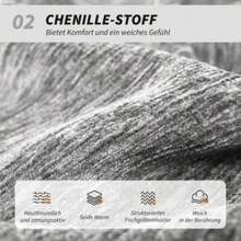 Chaise De Bureau Pivotante Without Accessories, Revêtue D'un Tissu Doux, Réglable En Hauteur, Pieds En Acier, Grise. - Grey - View 5