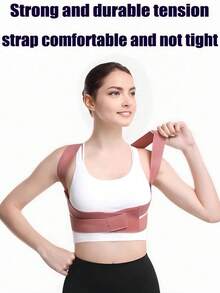 ComfortFit Adjustable Posture Corrector For Men And Women - Breathable Orthopedic Brace - Seamless Design To Support Upper Back, Spine, Neck And Shoulders - Suitable For Daily Wear, Stabilizes Collarbone - Multicolor - View 8