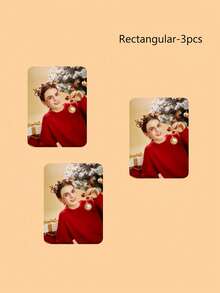 1/3/6个装定制个性化照片冰箱贴,热转印闪光印刷,DIY定制照片冰箱贴,为您的家增添个性化元素,适用于办公室、厨房、储物柜、冰箱等磁性物品,圣诞节悬挂装饰,情人节、母亲节、父亲节、儿童节、万圣节、生日周年纪念日礼物,送给家人 - 彩色 - 查看 20