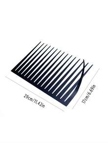 2Pcs/Set Car Light Decoration Stickers Fake Eyelashes Cartoon Cute And Simple Stickers Car Decoration Headlights Classic Self Adhesive Stickers - Black - View 8