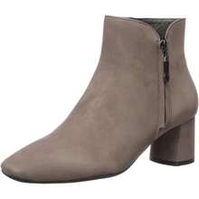 TLL  MARC JOSEPH NEW YORK Botines de lujo de piel auténtica con cierre Botas cortas al tobillo para mujer6550 - nubuckdetierra - Ver 1