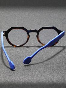 1 Cặp kính mắt nam gọng tròn phối màu, kiểu dáng retro, phong cách đường phố cá tính. - Trong sáng - Xem 6