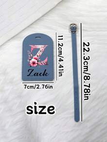 Customized Name Luggage Tag, Personalized Luggage Label, Customizable Suitcase Tag, Personalized Luggage Tag, Backpack, Birthday Gift, Travel Essentials, Boy, Girl, Couples - Multicolor - View 2