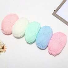 5pcs/250g 5-Color Handmade Crochet Yarn Set, Soft & Comfortable Knitting Yarn, Multipurpose For Crocheting Wallets, Clothes, Carpets, Suitable For DIY Valentine's Day Gifts, Scarves, Hats, Sweaters, Decorations, Wallets, Handbags, Approx. 50g/Pc (Random Packaging)