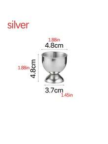 优雅永恒的浮雕金属高脚杯 - 复古葡萄酒、香槟和利口酒杯 - 1.01盎司，无铅，可重复使用，酒吧、酒馆、俱乐部和餐厅的理想之选 - 时尚的夏季必备饮具 - 彩色 - 查看 9