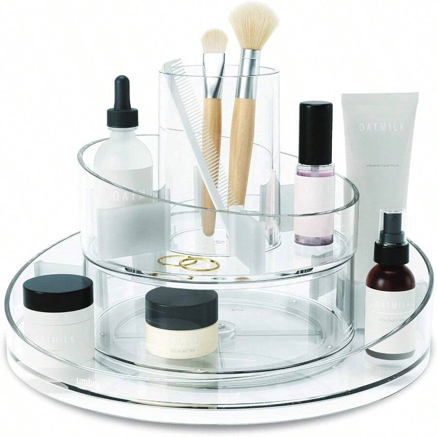 QY- Cascada Makeup Organizer Regular Clear -3955 - transparente - Ver 1