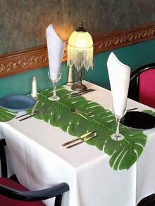 36/54/60 st tropiska festdekorationer - palmblad, hibiskusblommor etc. - perfekt för djungel-, fest-, födelsedags-, strand- och grilltema! Påsk-, jul-, halloween-, alla hjärtans dag-, ramadanpresenter, lämpliga för luau- och djungeltemafester - konstgjord hem- och evenemangsdekor, luau-tillbehör | färgglada blomsteraccenter, hawaiianska festdekorationer - Multifärgad - Visa 4