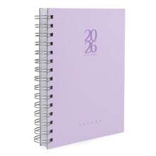 iscool 2026 Solid Colors Hardcover Agenda - Màu Lilac Tím - Xem 2