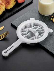 1pc Multi-Function Strainer, Dual Handle Food Filtration Set, Soy Milk Filter, Food Strainer, Tea Strainer, Fine Mesh Nylon Strainer, Suitable For Baking And Cooking Preparation, Suitable For Coffee, Juice, Kitchen Essentials, Kitchen Gadgets, Kitchen Accessories - Multicolor - View 8