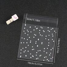 100 túi tự dính chấm bi, vật liệu đóng gói có thể tái sử dụng và niêm phong, nhựa bán trong suốt dùng cho thực phẩm, quà tặng ngày lễ sáng tạo phù hợp cho Ngày Thánh Patrick, Lễ Phục Sinh, Halloween, Ngày Valentine, Lễ Tạ ơn và Giáng sinh, bao bì ngày lễ, túi tự niêm phong, màng chống nhăn, bao bì dùng một lần, phù hợp cho các doanh nghiệp nhỏ và người tổ chức tiệc. - Nhiều màu - Xem 8