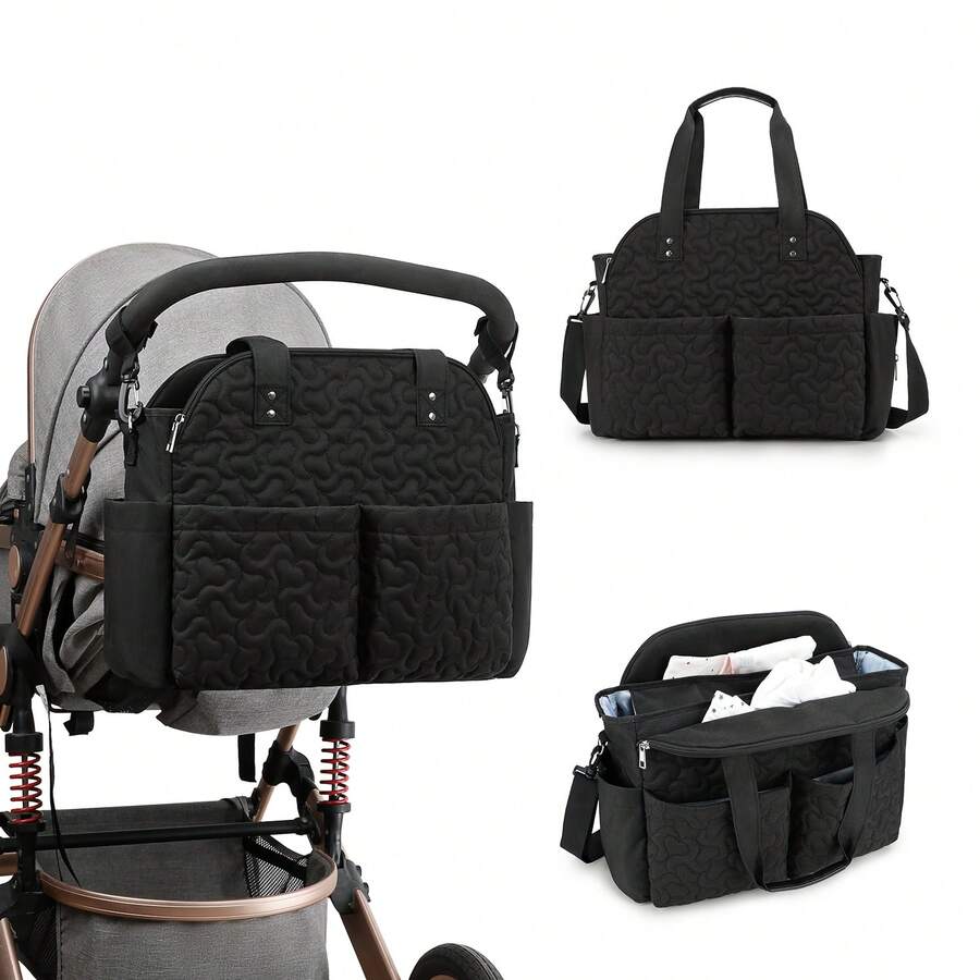 New Multifunctional Travel Bag With Stroller, Shoulder Bag, Diaper Bag, Suitable For Mothers And Babies Outdoor Activities - Multicolor - View 1