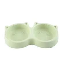 2-In-1 Anti-Spill Cat Food & Water Bowls, Automatic Cat Feeding Supplies