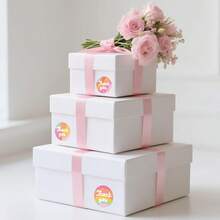 24/72/120 Pcs - 1/3/5 Sheets Rainbow Star Thank You Stickers, Self Adhesive Thank You Sticker For Packaging Self Adhesive Thank You Party Favor Seal Label Sticker For Card - Multicolor - View 5