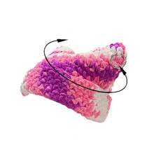1pc New Fashion Creative Women's Cute Cat Ear Knitted Hat Thick Yarn Handmade Needle - 紅色 - 查看 5