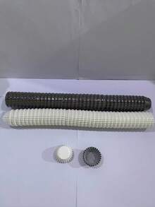 100个/200个/500个/1000个装 纯白/咖啡色迷你纸杯蛋糕纸托，0.98英寸纸杯蛋糕杯，展开尺寸6.5厘米，纸杯蛋糕衬垫和玛芬模具，烘焙、蛋糕和厨房用品的理想之选，烘焙必备品 - 彩色 - 查看 3