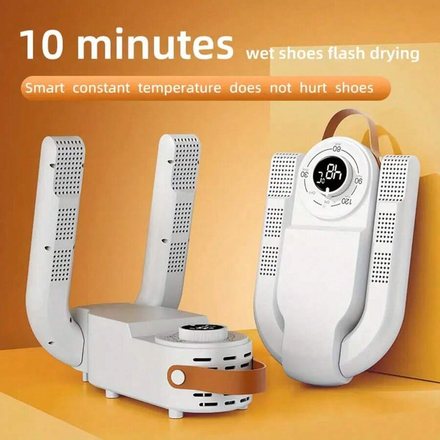 ISRBV Work Boot Dryer, Boot Warmer,Boot Dryer For Work Boots,Telescopic Shoe Dryer With Smart Timer, Shoe Dryer And Deodorizer, Auto Off Timer, Folding Design And Smart Panel