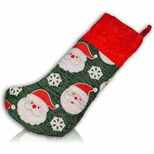 Genérico Botas Navideñas Colgantes - Gran Capacidad para Regalos y Decoración (Muñde Nieve) - Papá Noel - Ver 10