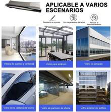 ​Pelicula Termica para Autos y Hogares Bloquea Calor Anti-UV Protector de Vidrio Decorativa con Oscurecimiento Privacidad para Coches Casas Oficinas Tiendas y Vehiculos​/Pelicula de Vinilo para Coche y Ventanas Resistente Arachazos Anti-UV Aislamiento Termico Oscurecimiento Unidireccional para Autos Hogares Negocios y Espacios Comerciales​ - 30CM*1M negro mágico - Ver 8