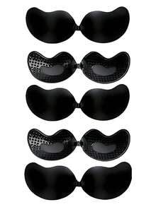 半对隐形提臀无背文胸，女士无缝自粘硅胶乳贴，连衣裙/内衣/无肩带文胸，情人节礼物 - 彩色 - 查看 104