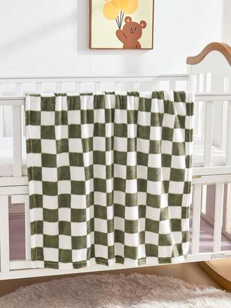 Ultra Soft And Fluffy Checkered Baby Swaddle Blanket – Premium Unisex Receiving Blanket For Newborns To Toddlers. Made Of Cozy Fleece, It Fits Baby Beds, Strollers And Nurseries. Gentle, Hypoallergenic And Machine Washable
