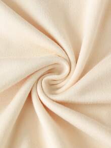 Plus Size Women's Espresso Club Pattern Round Neck T-Shirt, Suitable For Daily Wear, Outing, Festival, Beach, Party, Going To School, Attending Music Festivals, Vacation, Commuting - Apricot - View 6