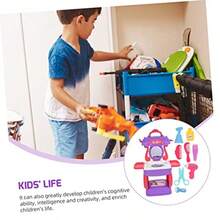 Juguetes De Peluqueria De Simulacion Juego De Belleza para Niños Estuche De Herramientas De TocadorConveniente y duradero, favorito para niños - Multicolor - Ver 8