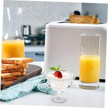 YQQ Artibetter Tazón de Vidrio para Postres Pequeños Transparente para Helados Pudines y Bebidas Frías Fiestas y Ocasiones Especiales2179 - Transparente - Ver 7
