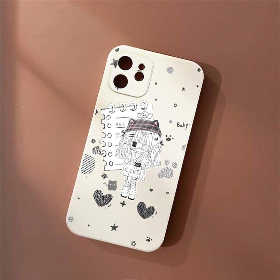 Alt-Culture Girl Clear Case – Soft TPU Shell for  17 Pro Max, Universal Fit 16/15/14/13/12/11/XS/8 Plus, Shock-Proof Full Cover, Uni- Premium 2025 New - transparente - Ver 1