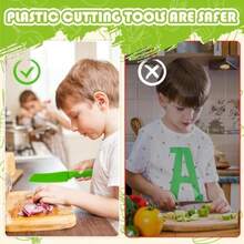 18 Piezas Juego de Cocina para Niños Juego de Herramientas de Cocina Montessori para Niños Cocinas de Juguete para Niña y NiñoConveniente y duradero, favorito para niños - Multicolor - Ver 6