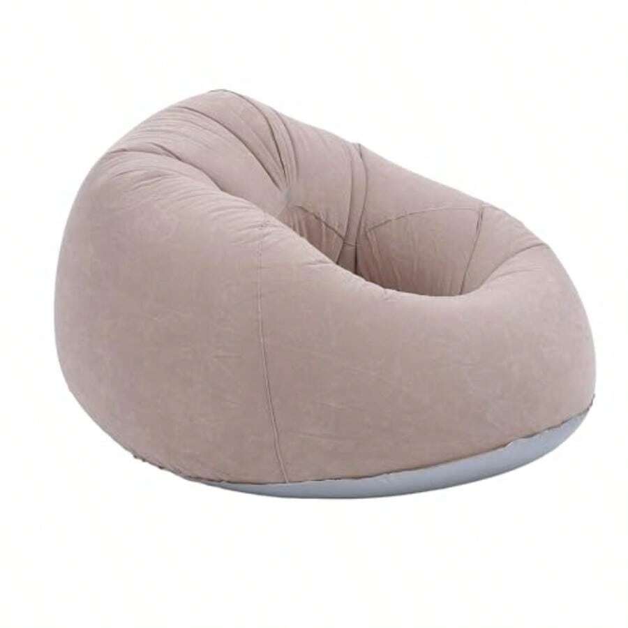 Sofá Inflable Sillón Inflable Gris Ligero y Respetuoso con la Piel para Sala de Estar - Gris - Ver 1