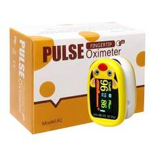 Oxímetro digital recargable que controla simultáneamente la saturación de oxígeno, la frecuencia del pulso y la PI para realizar pruebas y controles diarios Fácil de usar Cómodo de llevar (amarillo, rojo, azul). - Amarillo - Ver 10