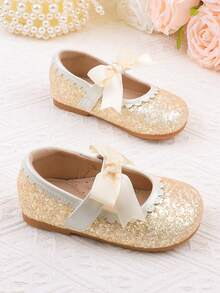 Girls' Formal Dress Shoes, Ballet Shoes, Mary Janes, Suitable For Weddings, Parties, Performances, Holidays, Comfortable And Versatile Flat Shoes For Toddlers, Little Girls, And Children