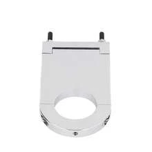 [15 Adjustable Angles] Universal 3.5-Inch Steering Column Mount - Heavy-Duty Aluminum Quick-Release Clamp For Easy Steering Wheel Height Adjustment, Compatible With Most Racing Seats (Black)