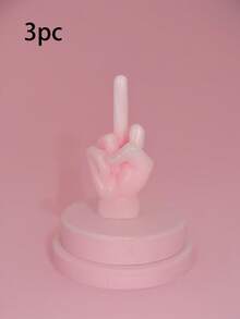 1pc Rude Gesture Scented Candle, Creative Funny Scented Candle, Home Decor Scented Candle Gift For New Year, Christmas, Party, Birthday, Wedding - Multicolor - View 18