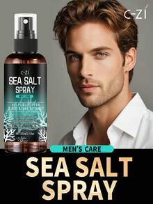 C-ZI Men's Sea Salt Spray, 100ml/3.53oz, Adds Soft Texture, Creates Lightweight Styling - 100ml - View 2
