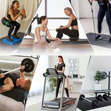 Disponibles tapetes de fitness en paquetes de10 piezas, con un diseño de patrón cruzado mejorado, midiendo 30 cm de largo y ancho, tapetes de espuma EVA entrelazados en negro/gris, adecuados para el piso de un gimnasio en casa, tapetes de equipo de ejercicio duraderos, de 11.8 x 11.8 pulgadas. - Marrón 30*30 - Ver 3