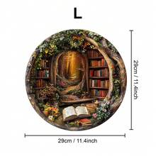 1PC Tree House Library Wooden Asymmetric Puzzle, Animal-Shaped 2D Jigsaw Toy For Kids And Adults. Educational Game, Great Gift For Party, Holiday, Christmas And Birthday. Unique Magical Desktop Decor & Creative Wooden Puzzle Present - Multicolor - View 9