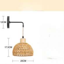 1盏乡村风格壁灯，带复古金属装饰、木质框架、半吸顶式安装、E26灯座、60瓦、不含灯泡、适用于干燥环境、110V-240V - 一件鄉村風壁燈 - 查看 15