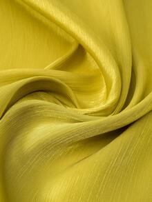 1条女士纯色丝滑柔软头巾，阿拉伯休闲长款头巾，保守素雅的头巾，适合日常佩戴 - 綠色 - 查看 3