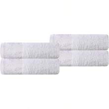 SUPERIOR Juego de Toallas de algodón de 3 Piezas, Borde Floral Jacquard Dobby, Felpa de Secado rápido, baño Decorativo, Ducha, baño, Incluye 1 Cuerpo, 1 Mano, 1 Toalla de Rostro, colección Wisteria, - turquesa - Ver 10