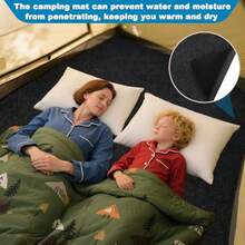 YQQ Alfombra para tienda de campaña portátil impermeable para debajo de la tienda de campaña suministros de camping para camping picnic manta de suelo al aire libre suministros de picnic 6.23 x2179 - como en la foto - Ver 6