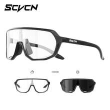 SCVCN Women's Color Changing Cycling Glasses, Color Changing, Suitable For Outdoor, Travel, Daily Wear, Windproof, UV Protection, Suitable For Hiking, Running, Fishing, Beach And Other Occasions, Unisex, Includes 1 Pair Of Lenses - Multicolor - View 11