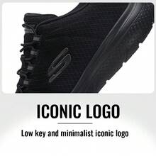 Skechers 男士休闲运动鞋，男士套脚休闲鞋，运动鞋，EVA鞋底，轻便舒适，适合日常穿着和旅行，8790258-BBK - 全黑色 - 查看 4